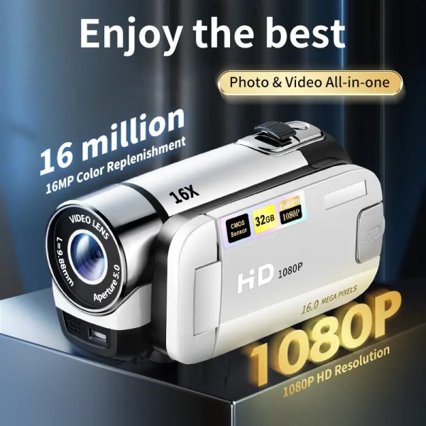 4K Digital Zoom Camcorder